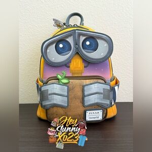 Loungefly Disney Pixar WALL-E Figural WALL-E with Trash Mini Backpack
